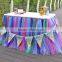 Hot Sale New Customized Tutu Tableware Tulle Table Skirt Party Wedding Decorations Best Price Gift SD103