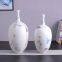 Nordic Simple Style White Geometric Puzzles Olive Jingdezhen Ceramic Vase Home Decoration