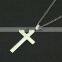 Simple Fashion Cross Chain Necklace For Women Men Luxury Ladies Gold Jewelry Pendant Necklaces Crucifix Christian Ornament Gifts