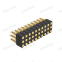 Dnenlink 2.54mm pitch Triple Row H4.0mm Plane contact Female Header Solder PogoPin header