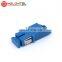 MT-1032-DA-SC Blue Fiber Optic SC Female Connector Singlemode SC UPC Simplex Trapezoid Adapter With Flip Type Dust