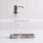 Hot sale metal Kitchen Sink Countertop Liquid Hand Soap Dispenser  with Storage Compartments