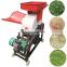 homemade bean stalk crop straw green grass hay bale chaff cutter crush machine animal grains feed processing machines