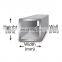 304 316L stainless steel seamless square/rectangular tubing pipe factory price per kg