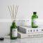 Customized white label logo 120mL christmas gift giveaways bamboo aroma fiber sticks scented home fragrance diffuser reed