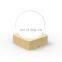 2021 New Design Bedroom Home Decor Induction Dual Colors Moon Shaped Bed Light With Bamboo Base