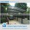 Steel roof structure car parking canopy