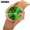 New Arrival Skmei 9252 Luxury Lady Quartz Watch Gold Wristwatch Stainless Steel Strap 30 Meters Water Resistant
