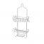 2 Tier Chrome Plated Stainless Steel Wire Bathroom Wall Rack Organizer Shelf Hanging Shower Storage Rack