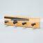 Popular Hot Selling ODM Painting Wood Coat Rack Wall Adhesive Hooks Modern Wall Hanger