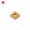 CNMG120408-MA Tungsten Carbide Yellow CVD Coating for Steel or Stainless Steel