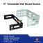 OEM WS03-A3 Cold Rolled Steel  Extendable 19inch Wall Mount Bracket 2u/4u/6u Networking Equipment Rack