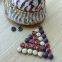 HLD factory custom color BRASS 16L 18L pearl Prong snap button for garment