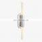 Nordic room round modern  black gold luxury led pendant light luxurious brass metal crystal chandelier