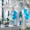 Multi-Color Water Drop Foil Balloons - Exploding Star Design for Holiday & Party Decor