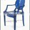 Resin Stacking Chair / PC Dining Chair / Navy Blue Chair