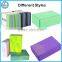 multiple colors 3''x6''x9'' custom print yoga block for gym home outdoor use