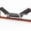 Shock absorber belt conveyor impact rubber roller for coal mining equipment
