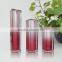 Gradient Plastic Square Acrylic 50ml Cosmetic Airless Bottles