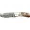 Damascus Fixed Blade Hunter Knife