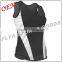 Womens Athletic Lightweight Polyester Running Wear Tank Top Singlet with Side Panels
