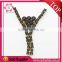 2016 wholesale fashion glass shoe ornament metal parts rhinestone chains