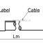 High quality 7/16 female to 7/16 Right Angle Male jumper cable 1/2'' super flexible for telecommunication application