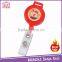 Carabiner plastic badge reel with fix functions with assorted color