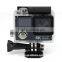 Dual screen waterproof full HD 1080p WiFi sport camera 4K 25fps with wireless remote bracelet