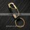 Business Men Gold Leather Waist Belt Metal Key Chain Keyring Custom