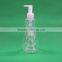 50ml/60ml/70ml/150ml/200ml Transparent PET cosmetic foam pump bottle/ lotion pump bottle