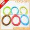 Custom industrial silicone/rubber colorful Sealing ring