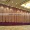 wooden prefabricated interior soundproof folding partition for hotel