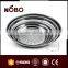 stainless steel grape plate cheap plate chinese dinner plate