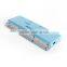 Blue Promotional gift Slim 4 port usb 2.0 hub with ruler function