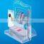 Popular Custom design! countertop Acrylic wooden cosmetic display stand with Experienced Factory Made