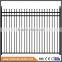 Hot sale Powder Coated black rod iron fence