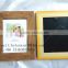 dark walnut colour Plastic photo picture frame in 5x7in for your art
