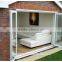high quality and double glass aluminum folding door