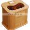 KC approved Far Infrared Foot Sauna with Canadian Hemlock Solid Wood