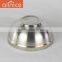 Top sale korean style round stainless steel rice bowl set with chopsticks