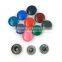Custom colorful four parts metal buttons copper press snap button                        
                                                Quality Choice