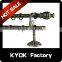 KYOK 22mm/25mm/28mm Metal Curtain Pole With Plastic Finial,fashion design decorative curtain pole