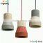 New Product Wood Concrete lamp shade hanging light Pendant Lamp for home decoration