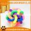 WP08 hot colorful soft rubber durable dog toys