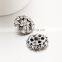 Hot Sale Crystal Rhinestone Button,Matel Crystal Dress Button,rhinestone Coat Button