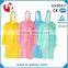 adult portable long size hooded clear reusable raincoat clear pvc raincoat