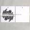 China label factory custom White card tag paper hangtag for bare-midriff top
