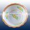Ceramic salad bowl with cut edge, chinese ceramic bowls
