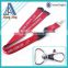 Colorful Printing Polyester Lanyard With Metal Accessories